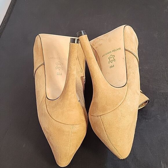 BRAND NEW ANTONIO MELANI SOFT SUEDE SIDE ANKLE BOOTIE - Picture 11 of 14